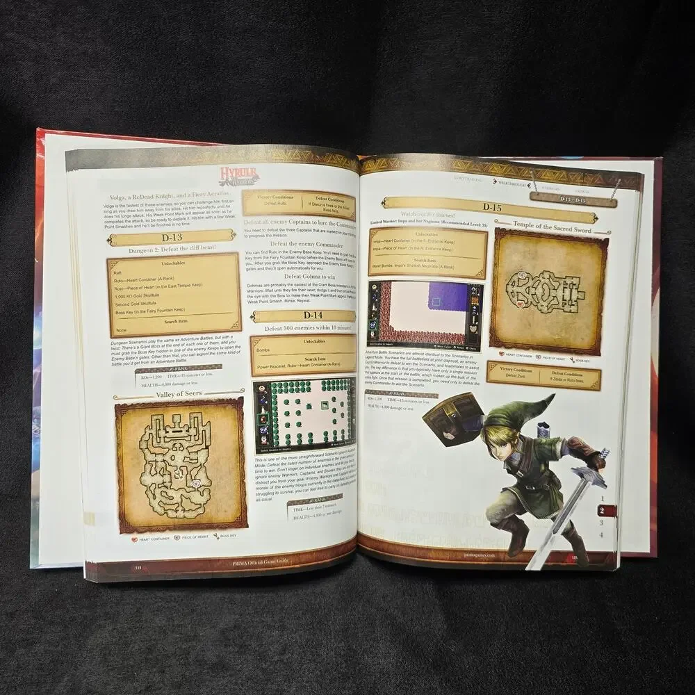 The Legend of Zelda Hyrule Warriors Hardcover Game Strategy Collector's Book